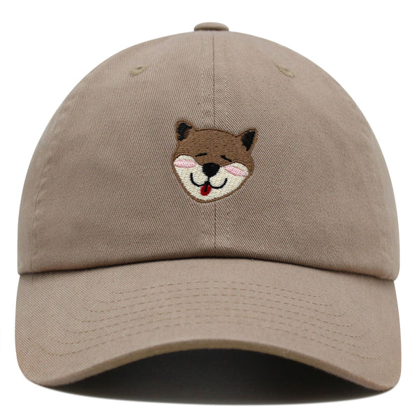 Shiba Premium Dad Hat Embroidered Baseball Cap Dog Puppy