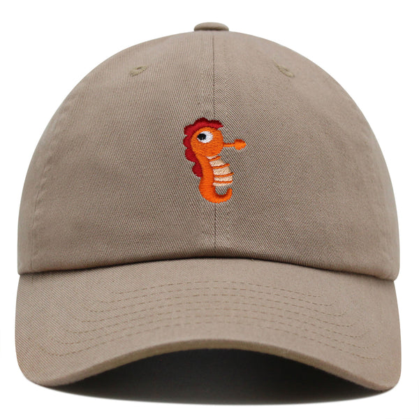 Sea Horse Premium Dad Hat Embroidered Baseball Cap Ocean Fish