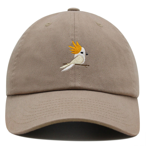 Cockatoo Premium Dad Hat Embroidered Baseball Cap Parrot Bird