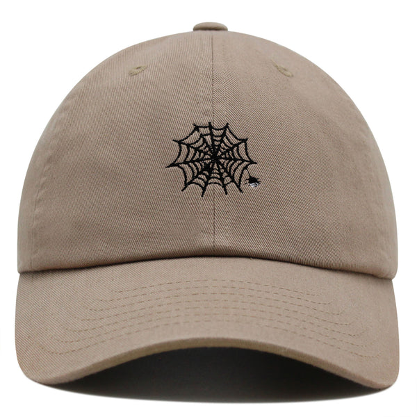 Spider web Premium Dad Hat Embroidered Baseball Cap Halloween