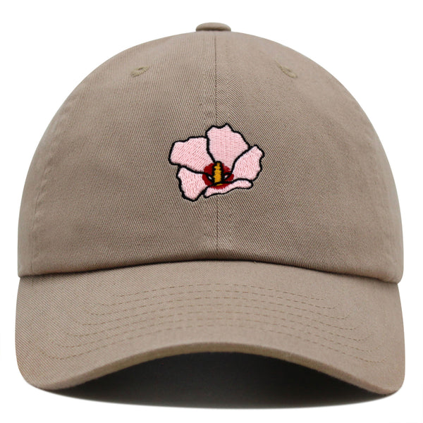 Rose of Sharon Premium Dad Hat Embroidered Baseball Cap Hibiscus Hawaii