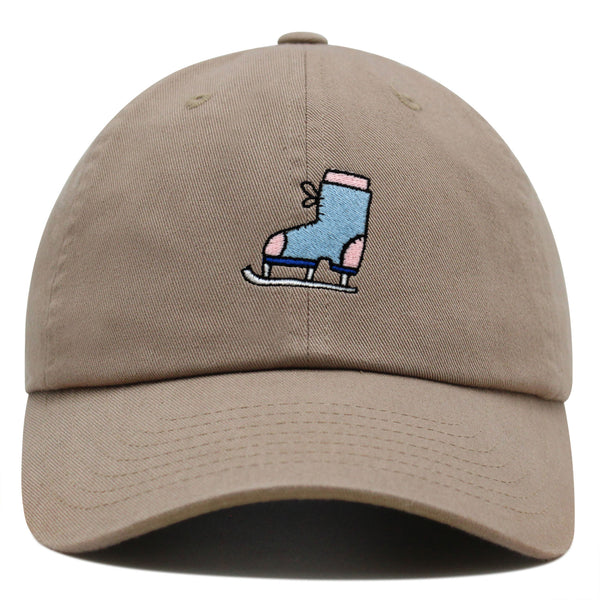 Ice Skating Premium Dad Hat Embroidered Baseball Cap Skate Winter