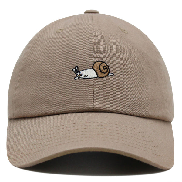 Sleepy Snail Premium Dad Hat Embroidered Baseball Cap Mud Cute