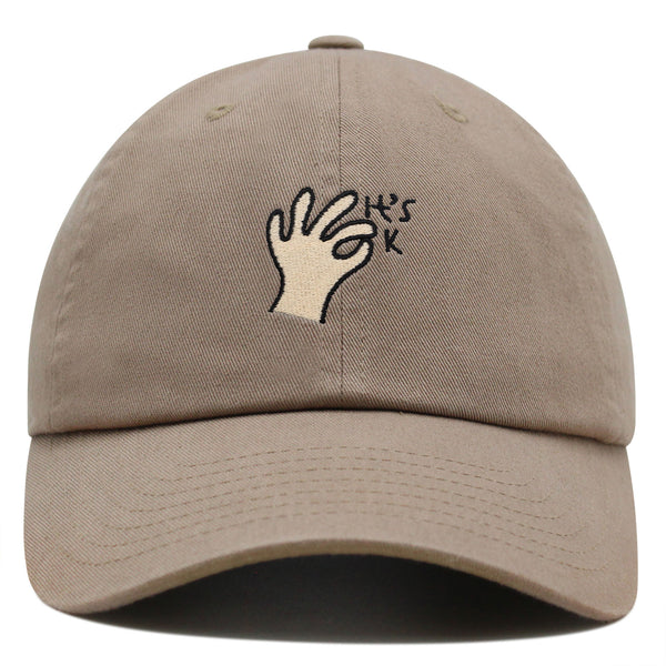 Hand Sign Premium Dad Hat Embroidered Baseball Cap OK