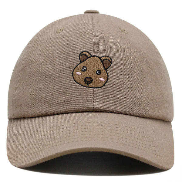 Quokka Face  Premium Dad Hat Embroidered Baseball Cap Cute Animal