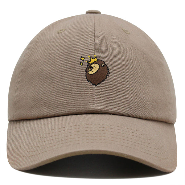 Lion Premium Dad Hat Embroidered Baseball Cap Zoo King