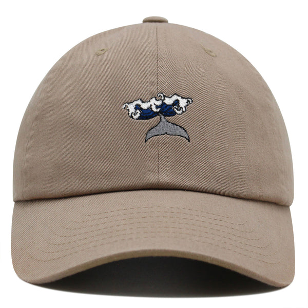 Whale Premium Dad Hat Embroidered Baseball Cap Wave Ocean