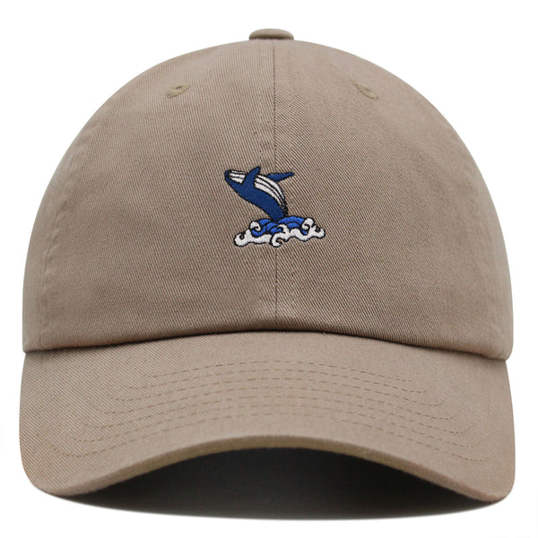 Whale Premium Dad Hat Embroidered Baseball Cap Ocean Fish