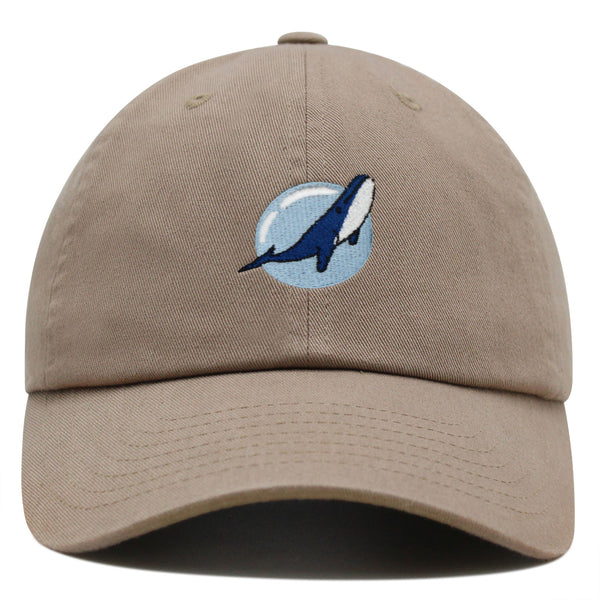 Whale Premium Dad Hat Embroidered Baseball Cap Fishing Nature