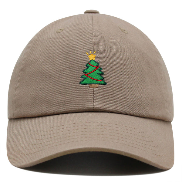 Christmas Tree Premium Dad Hat Embroidered Baseball Cap Holiday Santa