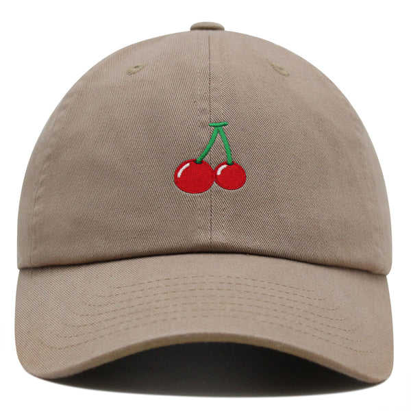 Cherry Premium Dad Hat Embroidered Baseball Cap Fruit Foodie