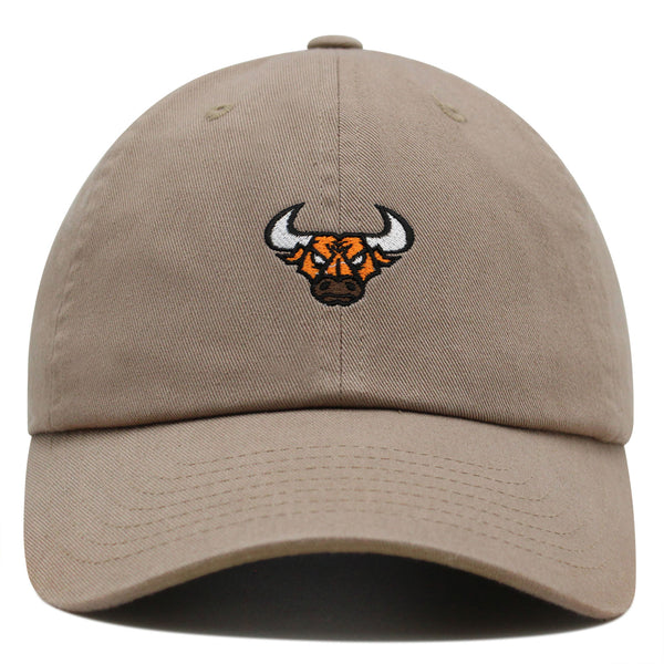 Bulls Premium Dad Hat Embroidered Baseball Cap Animal Basketball