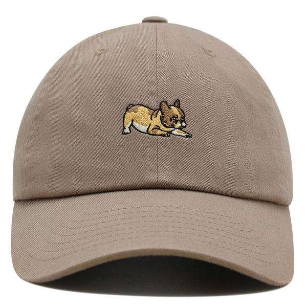 French Bulldog Premium Dad Hat Embroidered Baseball Cap Dog Puppy