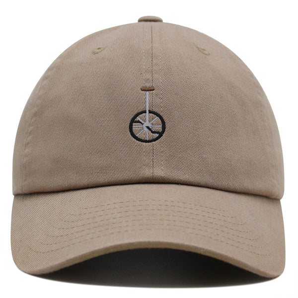 Unicycle Premium Dad Hat Embroidered Baseball Cap Circus Bicycle