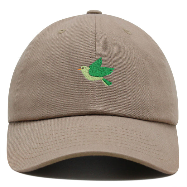 Bird  Premium Dad Hat Embroidered Baseball Cap Green