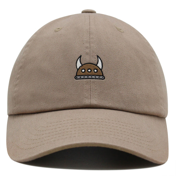 Horned Viking Helmet  Premium Dad Hat Embroidered Baseball Cap Cartoon