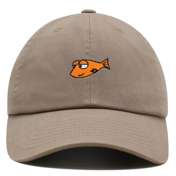 Funny Fish Premium Dad Hat Embroidered Baseball Cap Jokes Memes