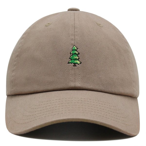 Pine Tree Premium Dad Hat Embroidered Baseball Cap Mountain