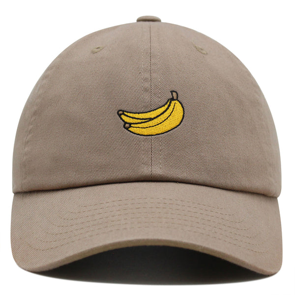 Banana Fruit Premium Dad Hat Embroidered Baseball Cap Monkey