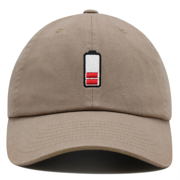 Low Battery Premium Dad Hat Embroidered Baseball Cap Phone