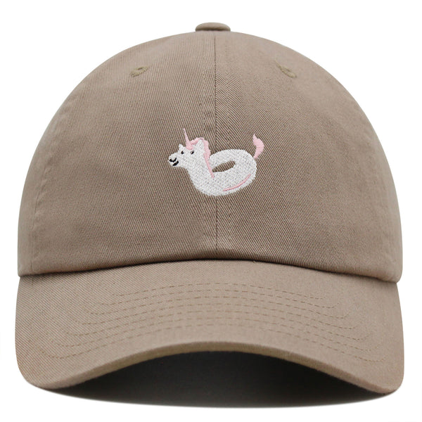 Unicorn Floaty Premium Dad Hat Embroidered Baseball Cap Swim