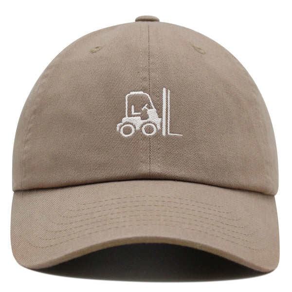 Forklift Premium Dad Hat Embroidered Baseball Cap Warehouse