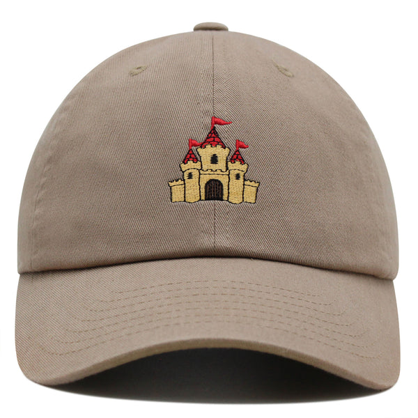 Castle Premium Dad Hat Embroidered Baseball Cap Europian