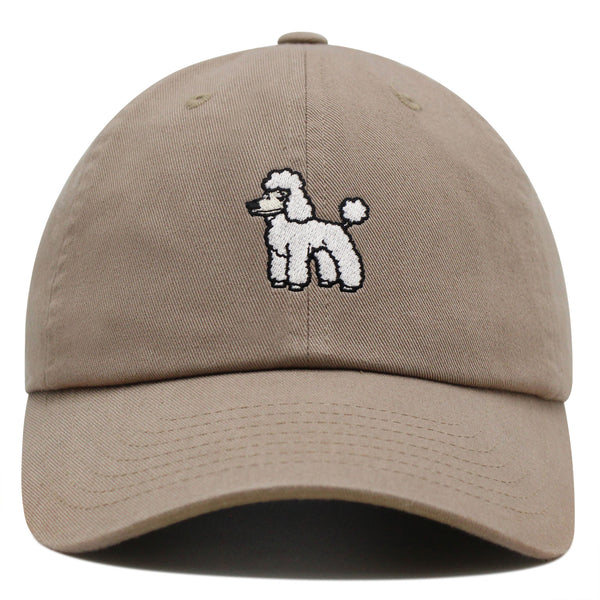 Fancy Poodle  Premium Dad Hat Embroidered Baseball Cap Puppies