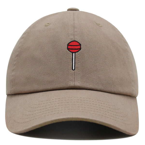 Lollipop Premium Dad Hat Embroidered Baseball Cap Foodie