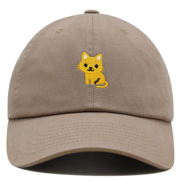 Cat Premium Dad Hat Embroidered Baseball Cap Cute