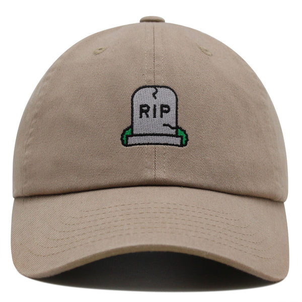 Gravestone Premium Dad Hat Embroidered Baseball Cap RIP