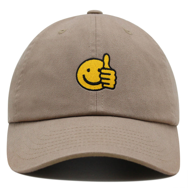 Like Thumbs Up Emoji Premium Dad Hat Embroidered Baseball Cap Funny