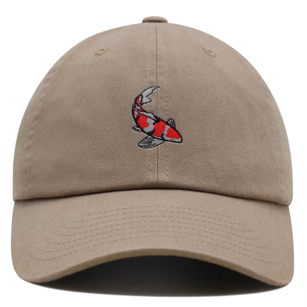 Koi Fish Premium Dad Hat Embroidered Baseball Cap Japan