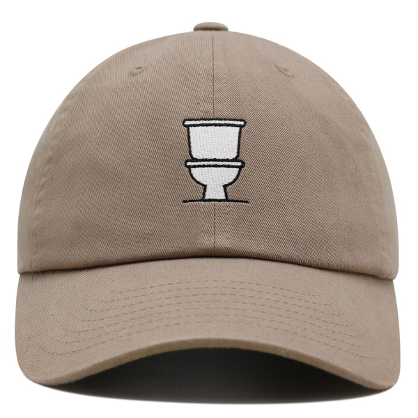 Toilet Premium Dad Hat Embroidered Baseball Cap Toilet Bowl