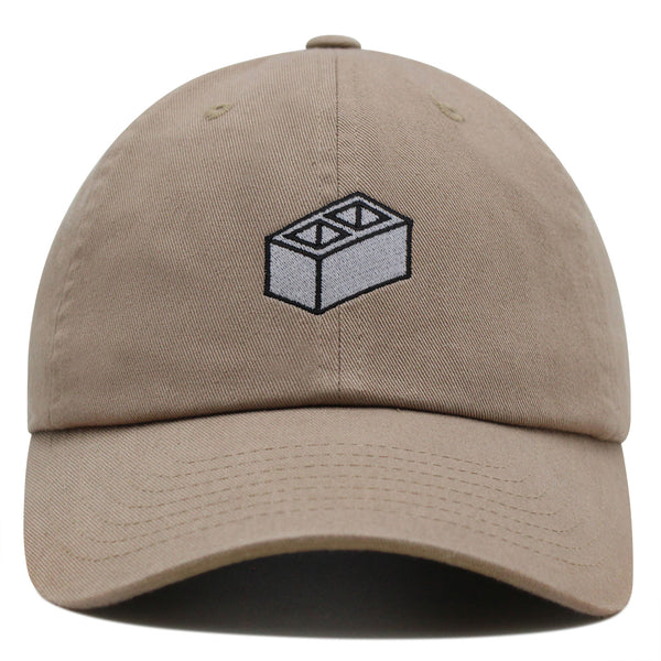 Cinder Block Premium Dad Hat Embroidered Baseball Cap Construction