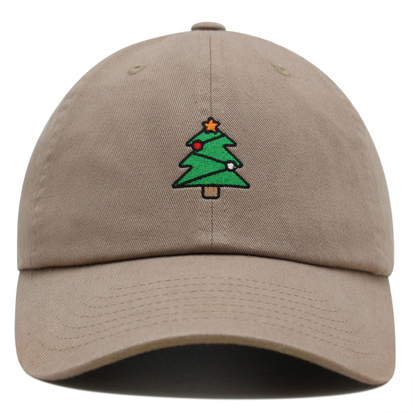 Christmas Tree Star Premium Dad Hat Embroidered Baseball Cap Holiday