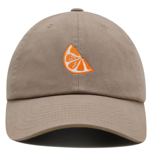 Orange Slice Premium Dad Hat Embroidered Baseball Cap Fruit