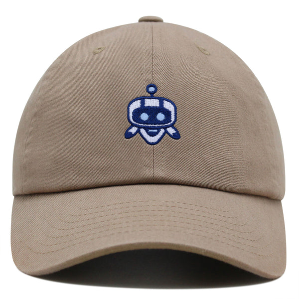 Robot Premium Dad Hat Embroidered Baseball Cap Cute Robotic Logo