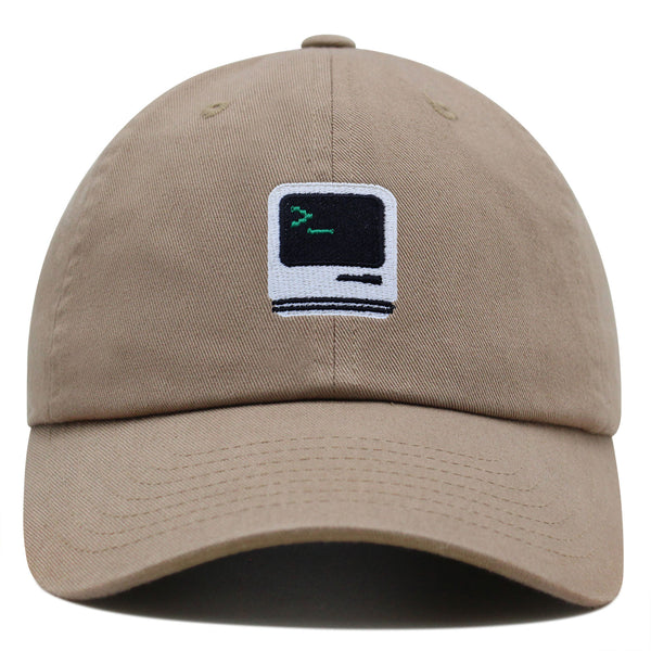 Vintage Computer Premium Dad Hat Embroidered Baseball Cap Old School