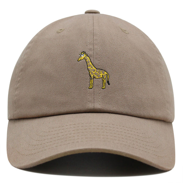 Giraffe Premium Dad Hat Embroidered Baseball Cap Africa Zoo