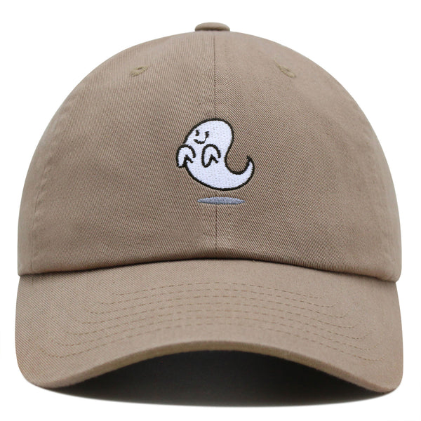 Graveyard Ghost Premium Dad Hat Embroidered Baseball Cap Cute Ghost