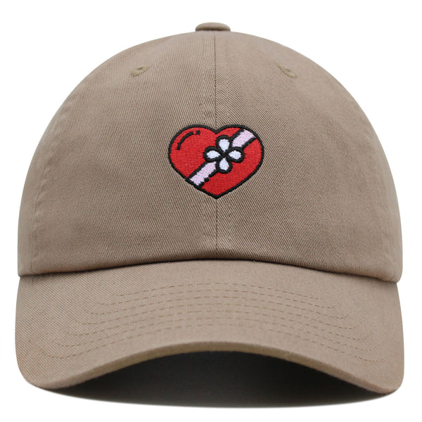 Valentines Chocolate Premium Dad Hat Embroidered Baseball Cap Cute Chocolate