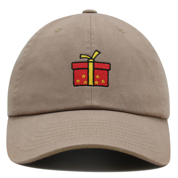 Christmas Gift Premium Dad Hat Embroidered Baseball Cap Gift Box