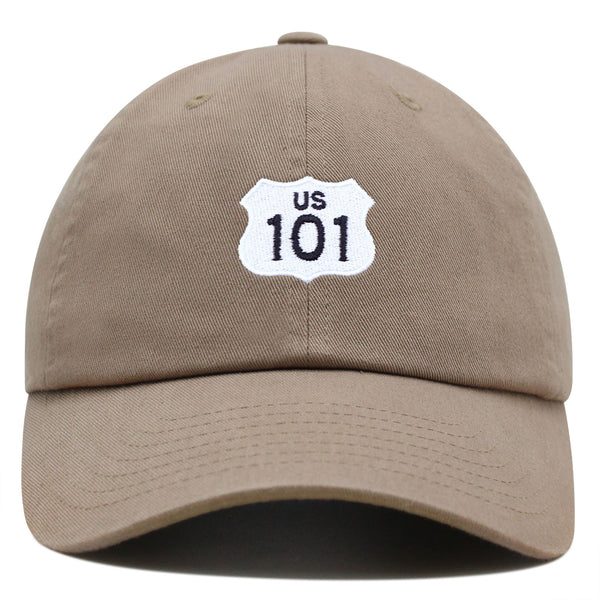 US 101 Freeway Premium Dad Hat Embroidered Cotton Baseball Cap California