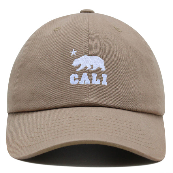 California Bear Premium Dad Hat Embroidered Cotton Baseball Cap West Coast