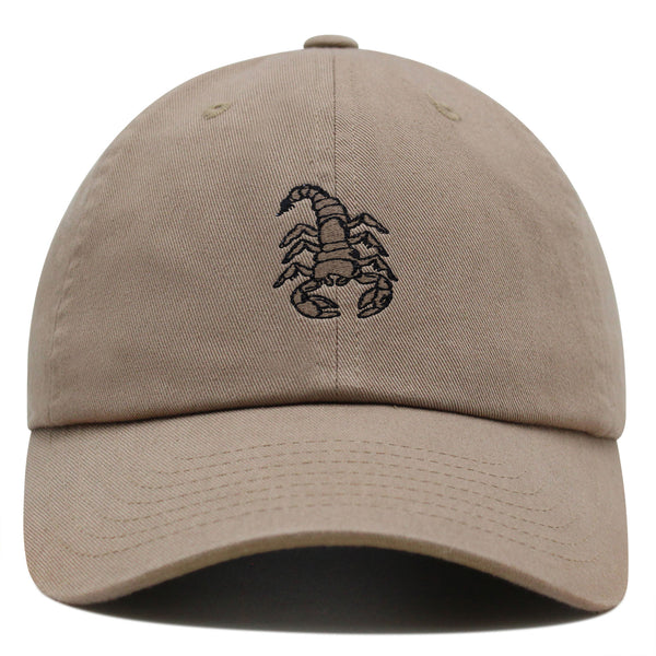 Scorpion Premium Dad Hat Embroidered Cotton Baseball Cap Tattoo