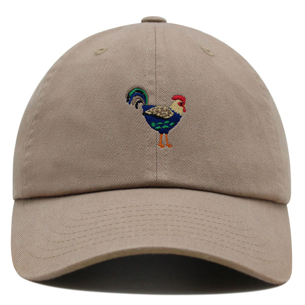 Colorful Chicken Premium Dad Hat Embroidered Cotton Baseball Cap Pollo