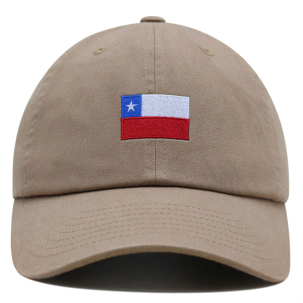 Chile Flag Premium Dad Hat Embroidered Cotton Baseball Cap Country Flag Series