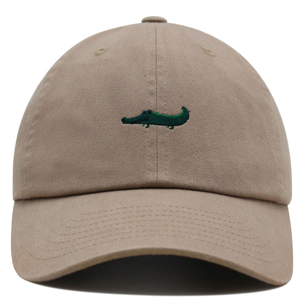 Cartoon Crocodile Premium Dad Hat Embroidered Cotton Baseball Cap