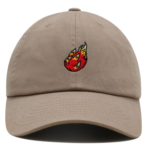 Dragon Fruit Premium Dad Hat Embroidered Cotton Baseball Cap Vegetable